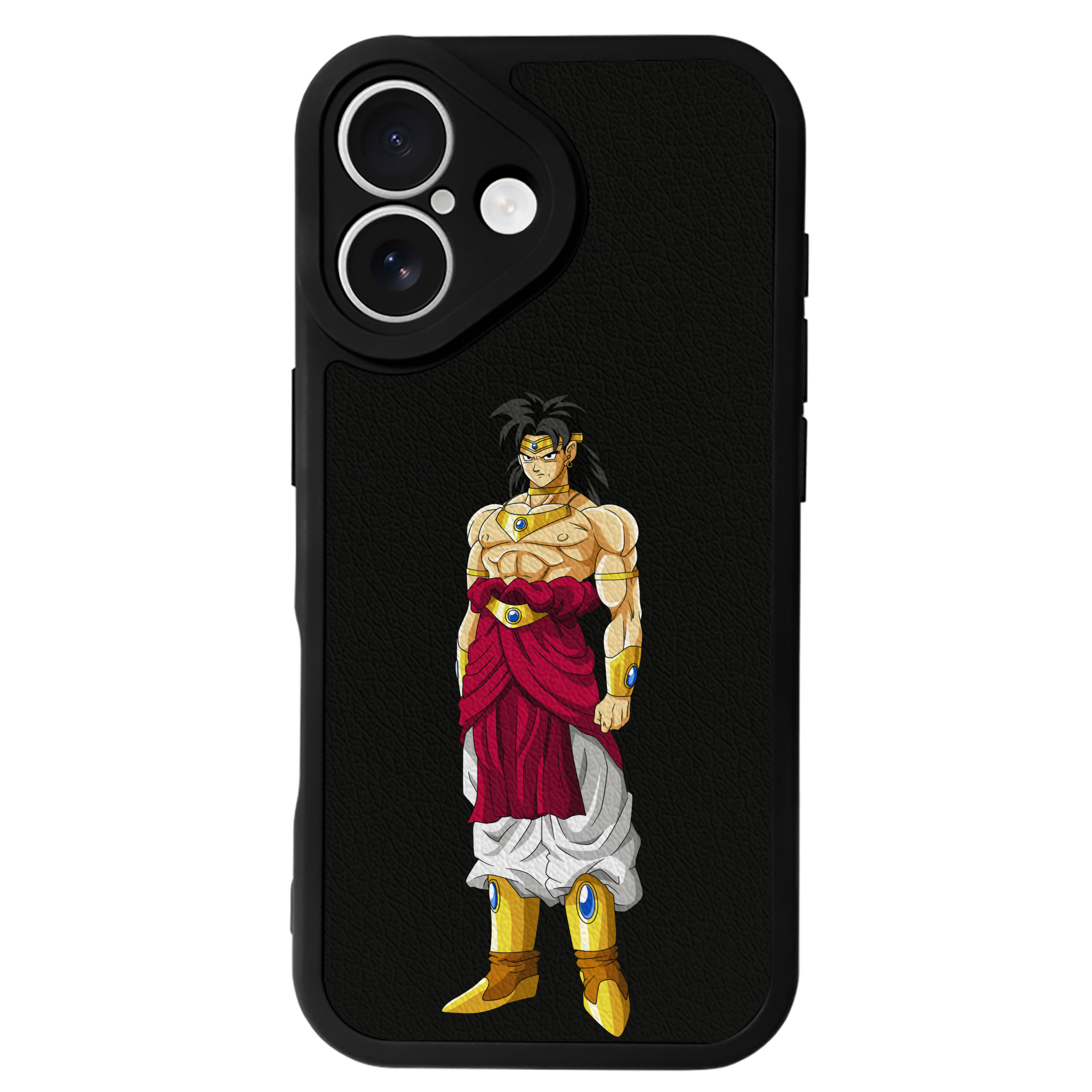 （画像用） ドラゴンボール DRAGON BALL 【iPhone 16シリーズ対応】シリコンスマホケース（レザー調） 材質：シリコン